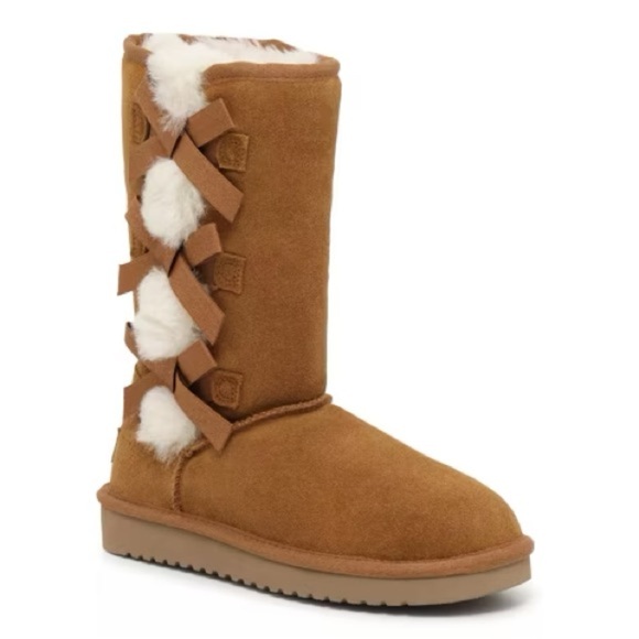 Koolaburra Chestnut Shearling Winter Boots - Picture 1 of 3
